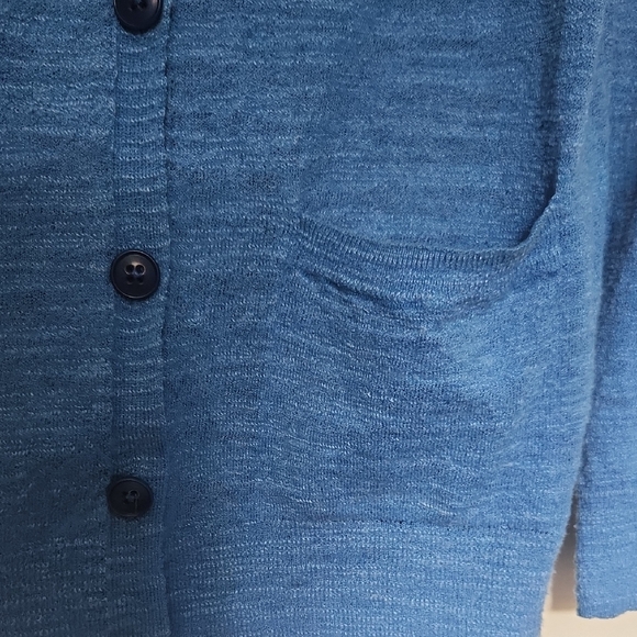 Lucky Brand Blue Cardigan Sweater - Picture 4 of 7